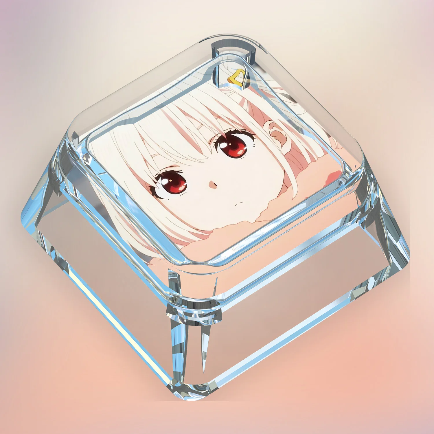 8 أنماط لتقوم بها بنفسك قصة آلهة ذاتية الصنع Lycoris لطيف لوحة المفاتيح الميكانيكية أغطية المفاتيح شفافة شفافة الميكانيكية Keycap هدية لعبة