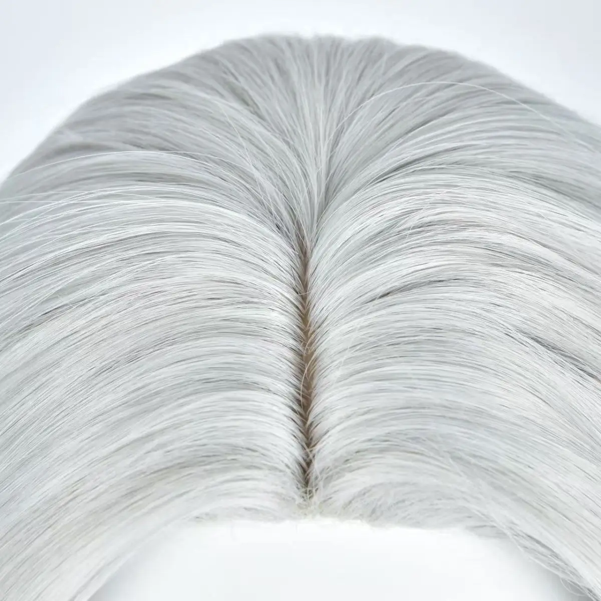 Peluca de cosplay de Supertop Secret Xiaoyao |   Pelo plateado con red rosa y fibra mate resistente al calor