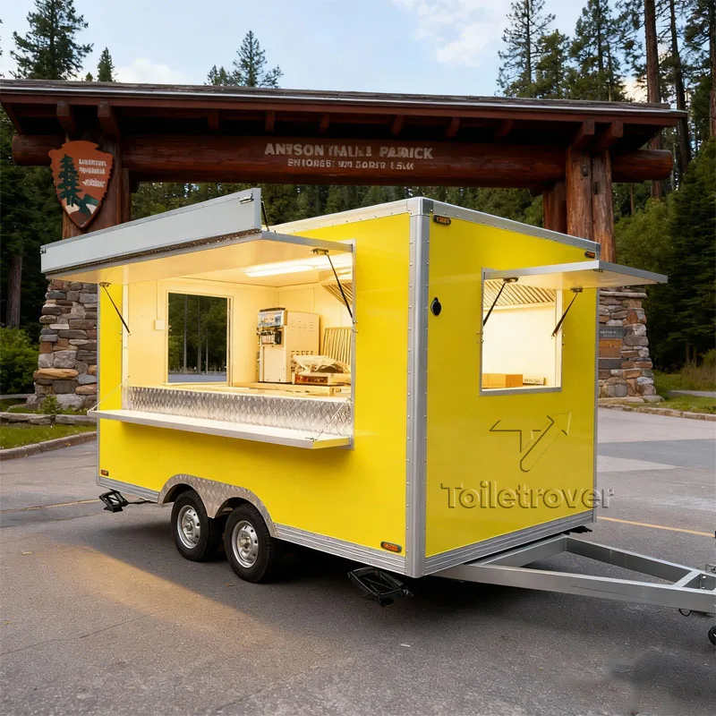 

Commercial Street Food Concession Trailer Tacos French Fries Baked Potatoes Chicken Mobile Food Truck for Sale Malaysia