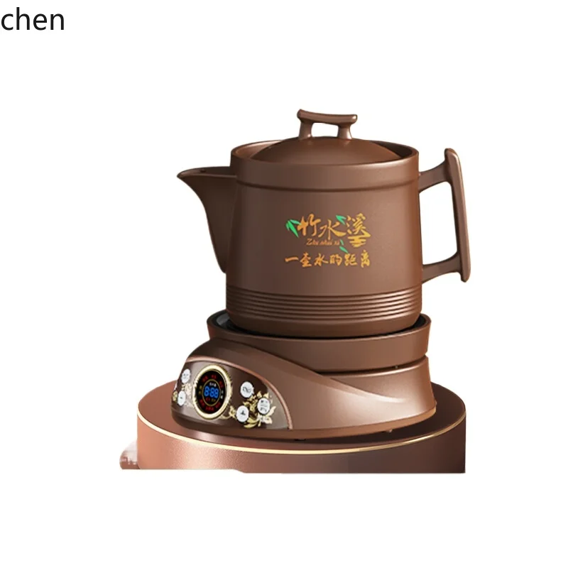 

HTT intelligent frying pot, automatic medicine cooking, traditional Chinese electric frying pot artifact, purple sand pot jar