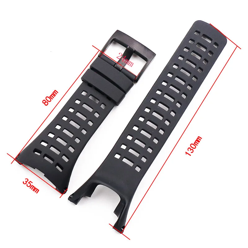 35 مللي متر الرجال ساعات سيليكون الفرقة اكسسوارات ل ماتسوونتو سونتو تاكينو أمبيت 1 2 3 الذروة حزام ساعة اليد النساء الرياضة المطاط معصمه