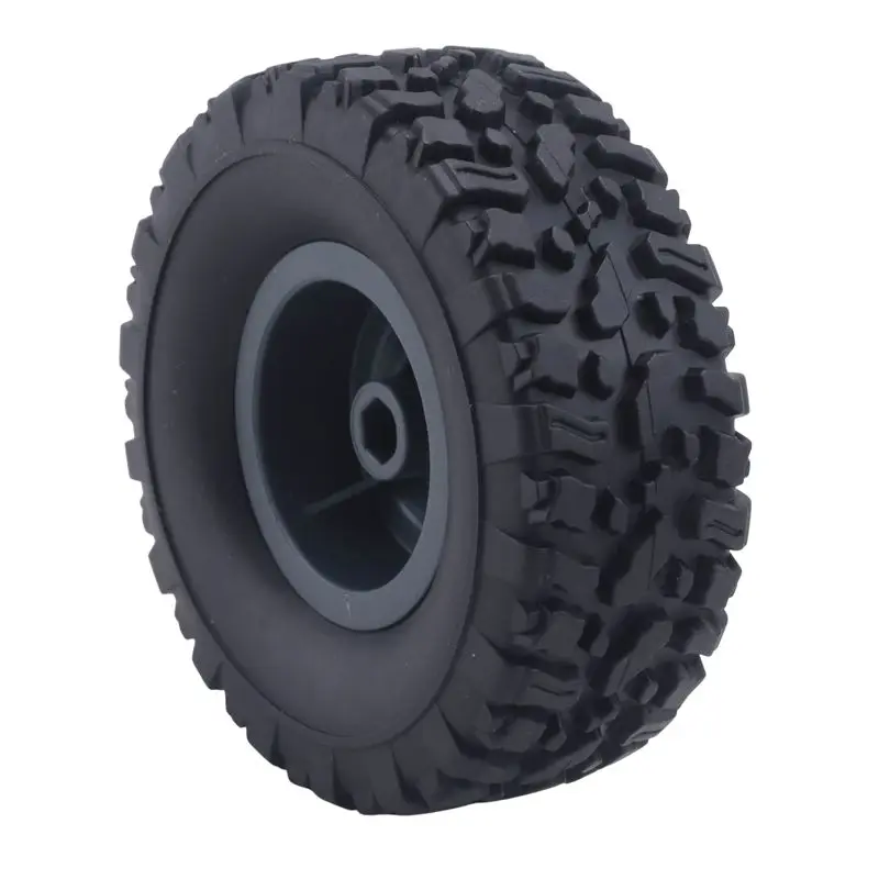 B78B-4Pcs Rubber Wheel Rim Tire Tyre For RC 1/16 Climbing Crawler Car WPL B-1/B-24/C-14/C-24/B-16 Truck Model Spare Parts Access