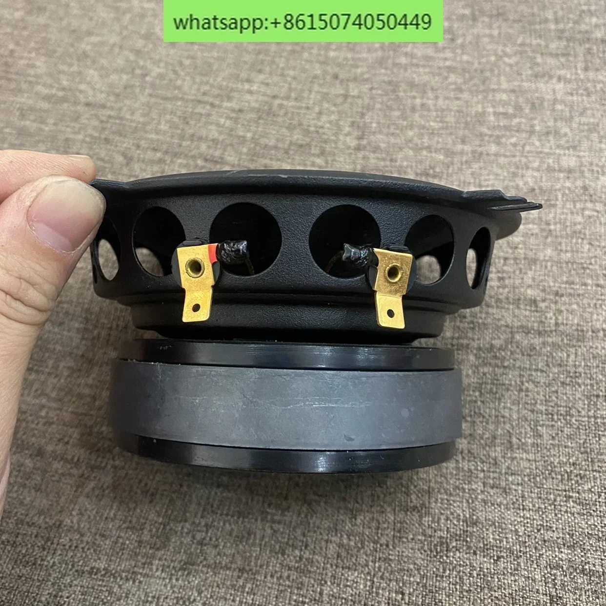 5インチ中音域・低音域スピーカー、ロングストローク大型マグネットスチール、オーディオマニア級中音域・低音域スピーカーユニット