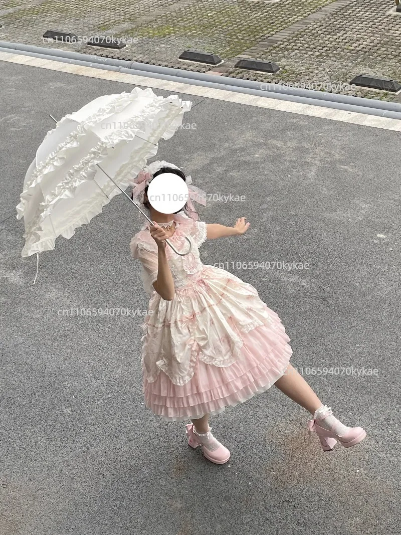 Lolita Umbrella Sweet Lace Princess Wind Eight Straight Umbrella