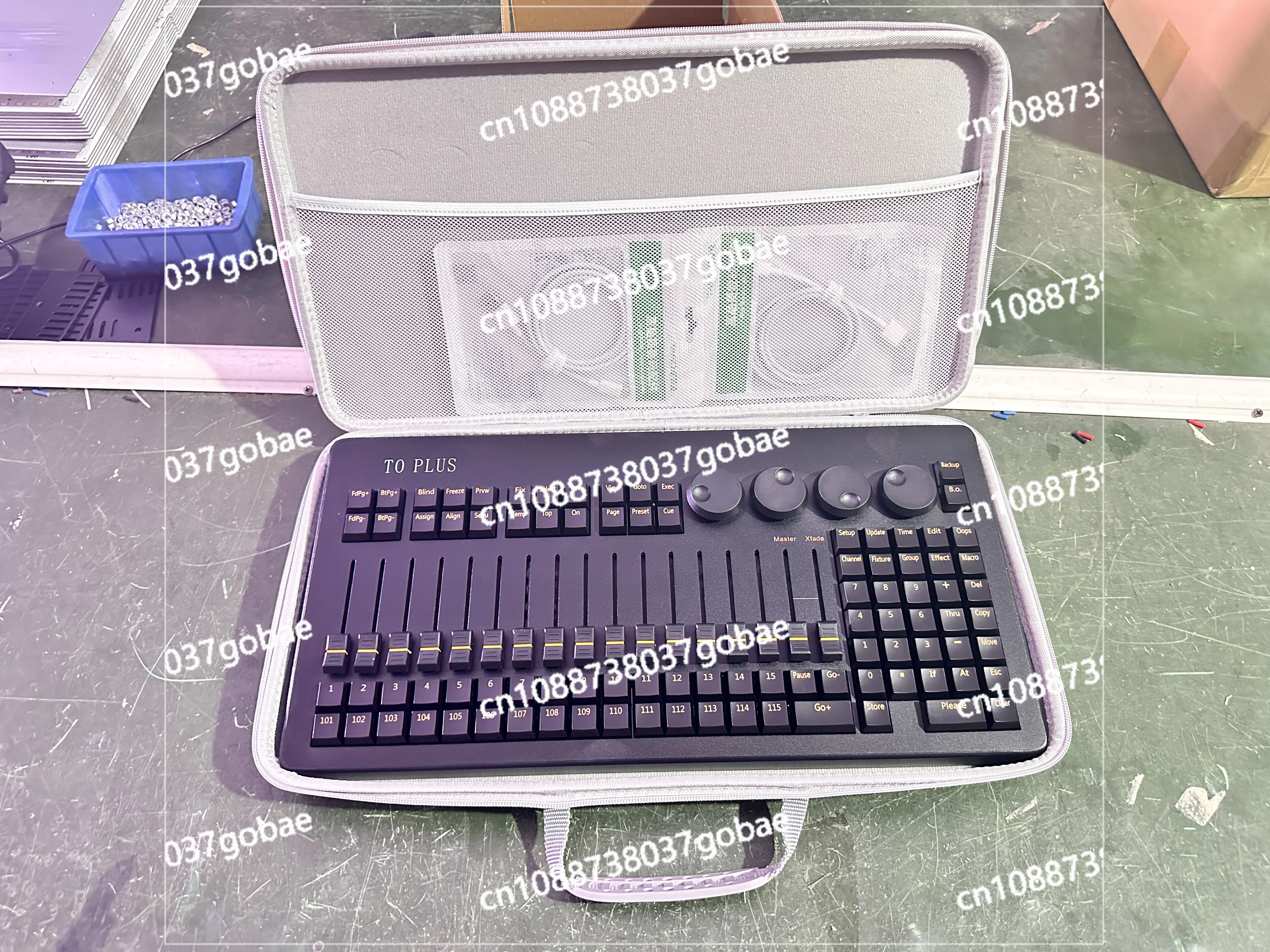 Portable stage dimming table, all-aluminum integrated chassis is convenient for use and storage