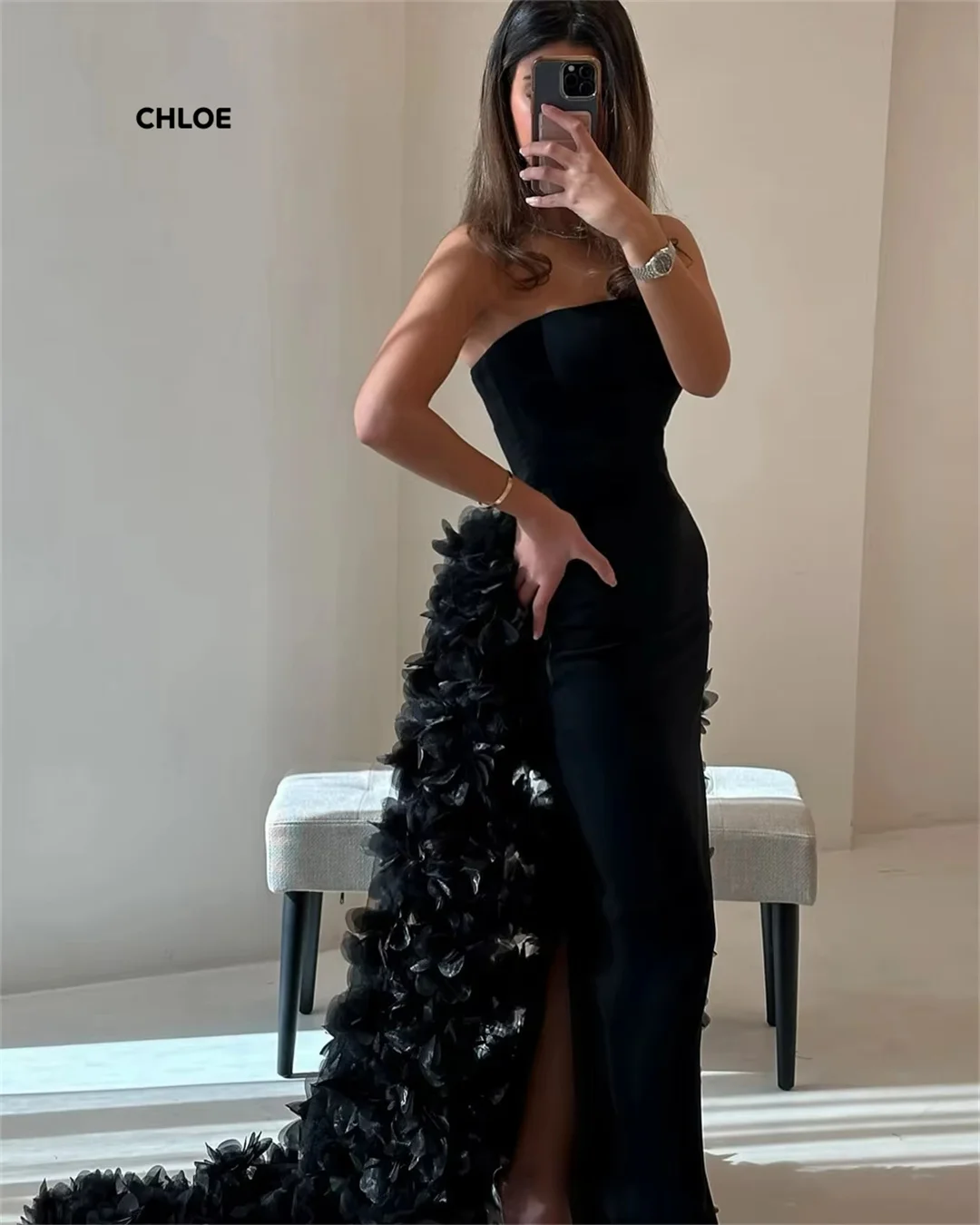 Vestido De cóctel hecho a medida para mujer, vestidos De graduación con hombros descubiertos, vestido De graduación De lujo 2025, vestidos De noche elegantes con cola De pez 2025
