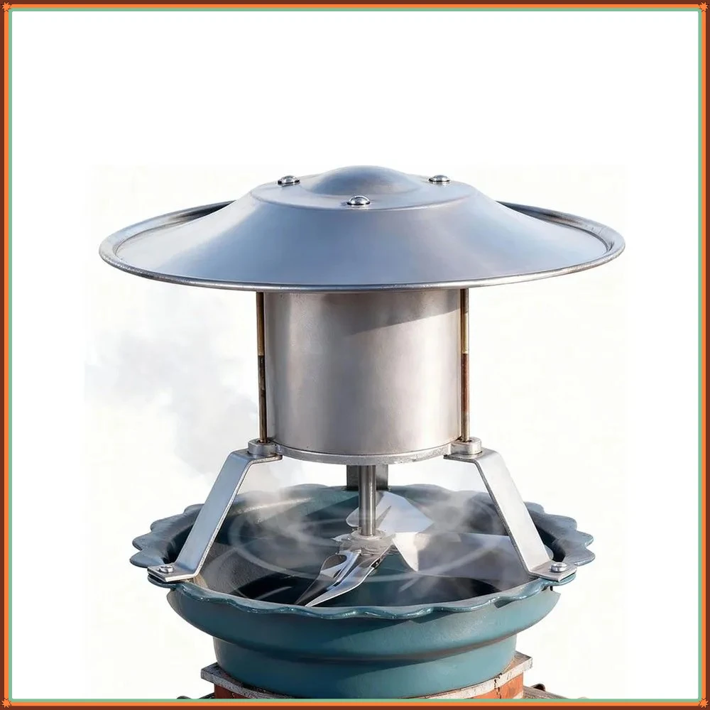 

Chimney Smoke Exhaust Fan Pure Copper Motor Capacitor Start Stainless Steel Stove Chimney Draft Inducer Ventilation Equipment