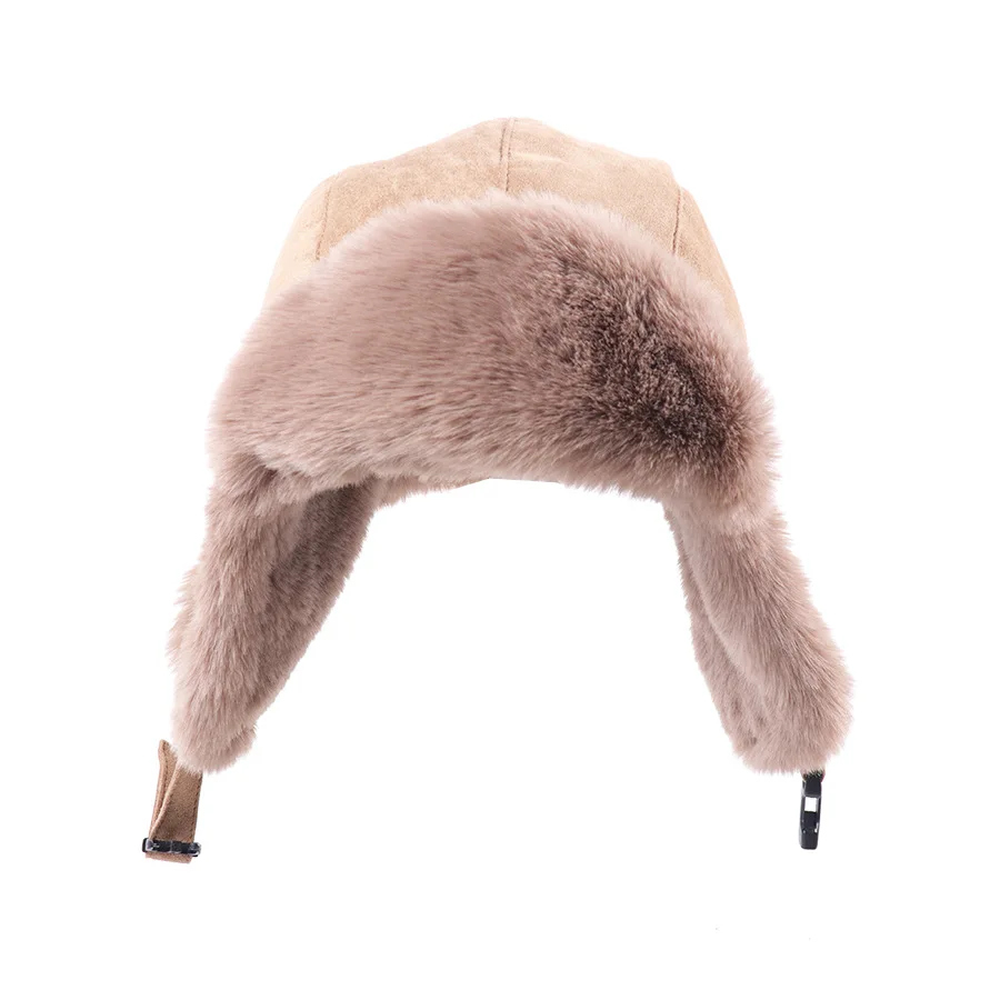 Men Women Panda Embroidered Trapper Hat, Thick Wind‑proof Ear Flap Warm Cap For Skiing And Cold Winter Outdoor