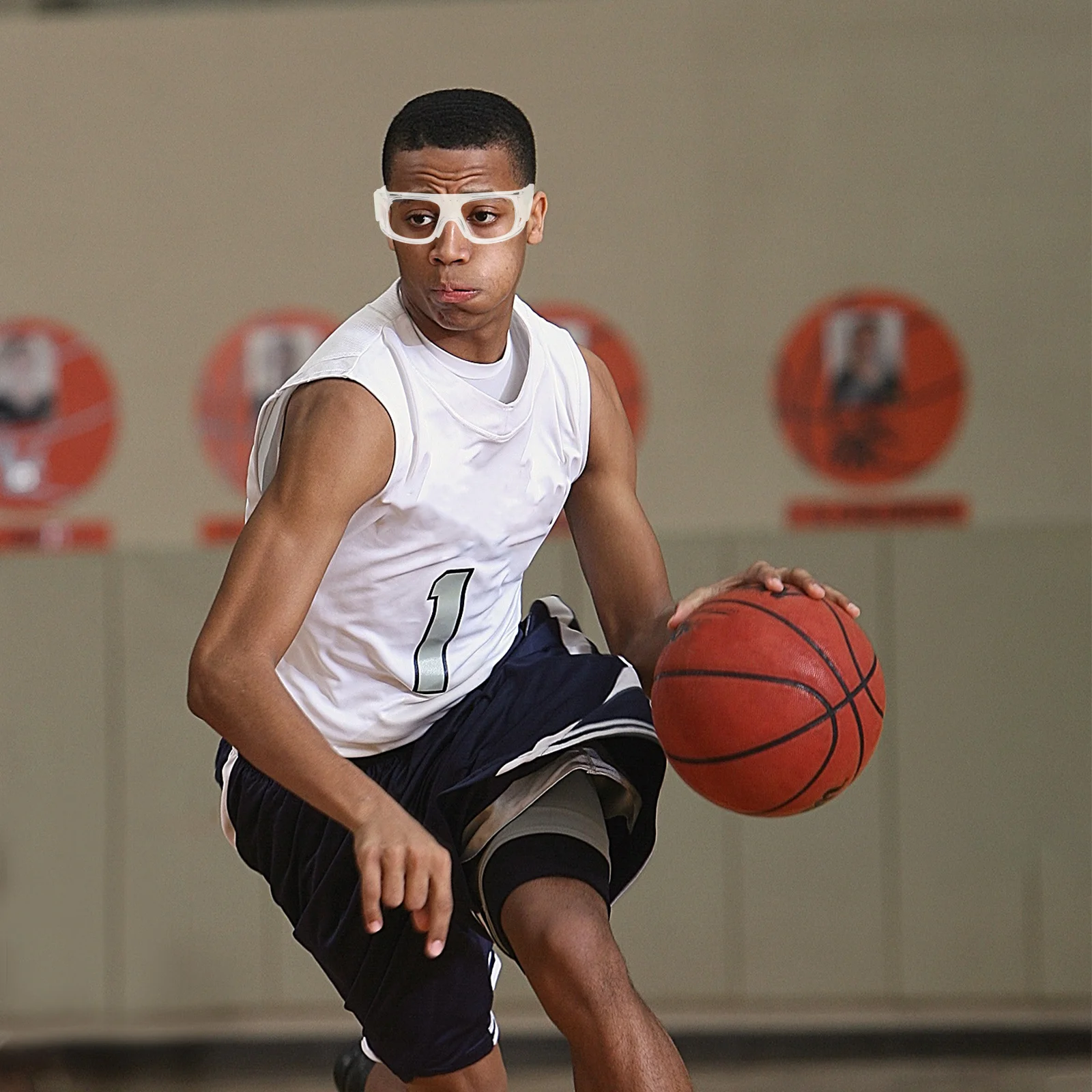 

Sports Safety Glasses Outdoor Anti-Fog Protective Goggles Lightweight Durable Eyewear for Basketball Football Cycling