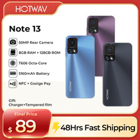 2024 Original HOTWAV Note 13  Smartphone Android 13 6.6'' HD+ 8GB(4+4) RAM+128GB ROM 50MP 5160mAh Battery Cellphones