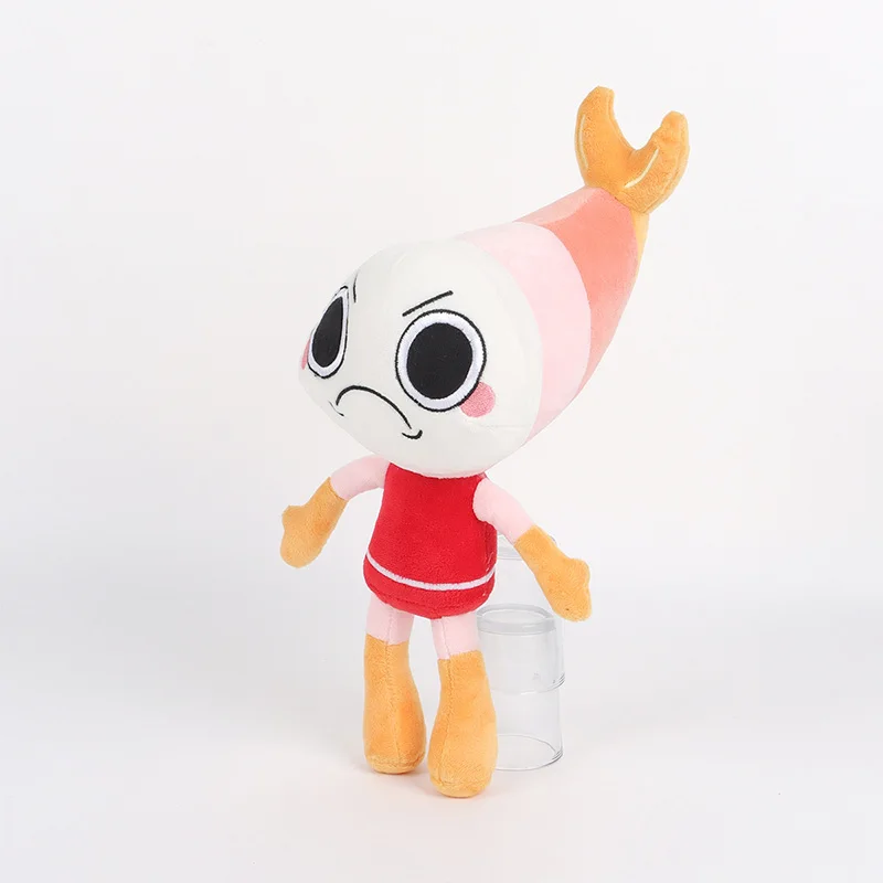 حار داندي العالم Shrimpo ألعاب من نسيج مخملي الكرتون ألعاب من نسيج مخملي Dandy's World Game أنيمي الشكل Shrimpo للأطفال هدية عيد ميلاد اللعب #4