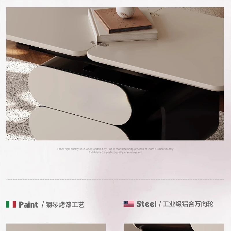 mesa lateral do sofá carrinho mesa de centro removível