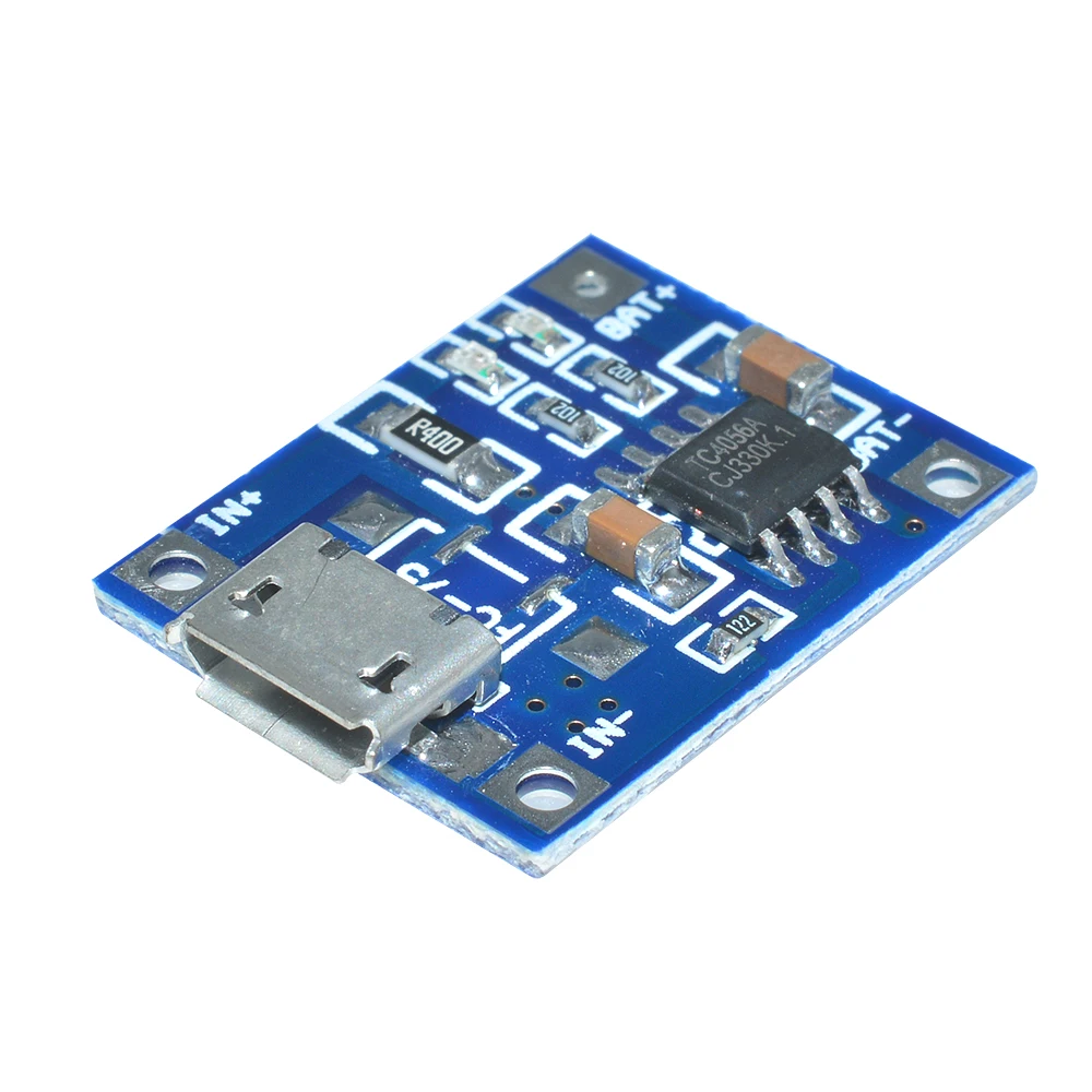 5V 1A Micro/Type-c/Mini 18650 TP4056 Lithium Battery Charger Module Charging Board With Protection Dual Functions Li-ion