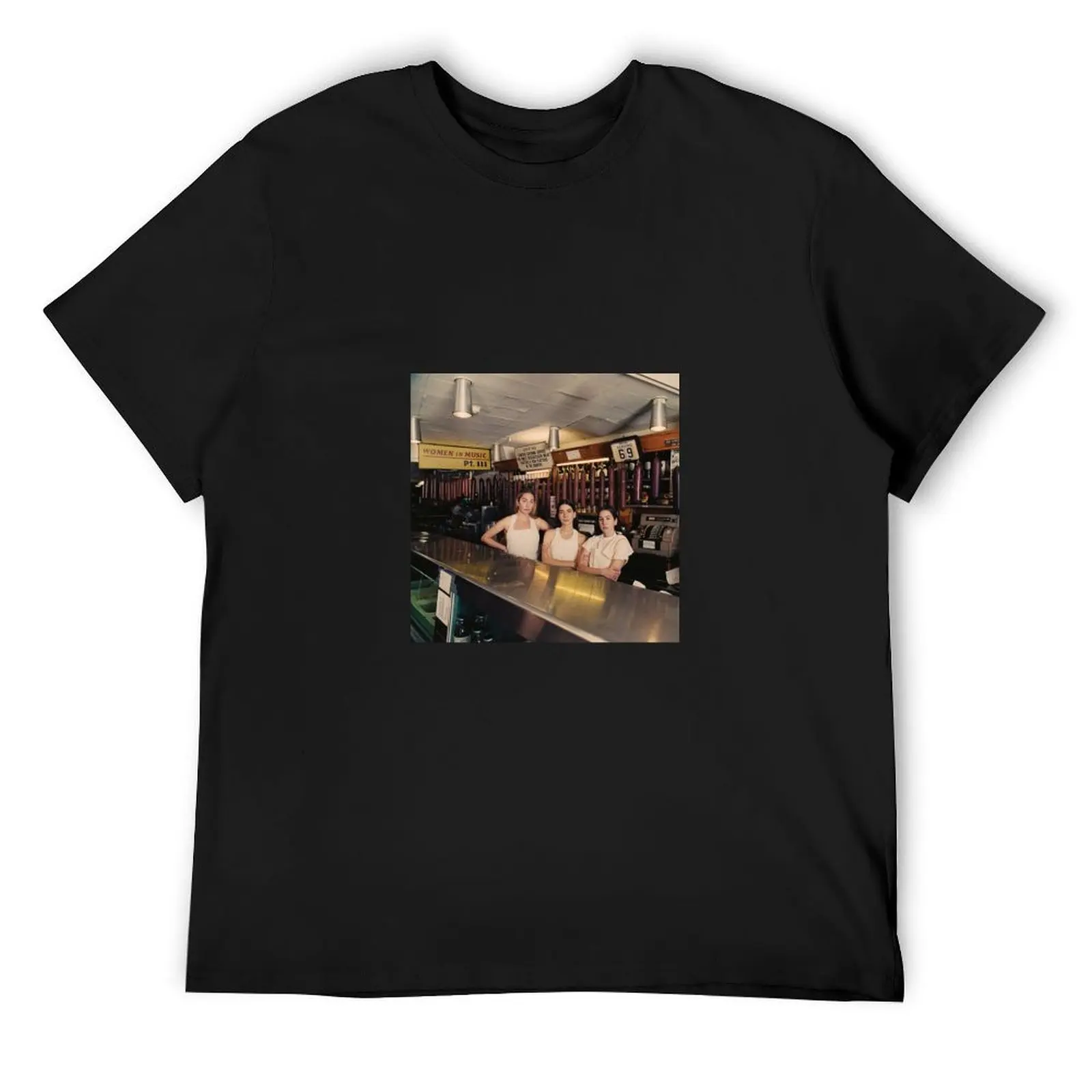 

HAIM Women In Music Pt. III album art T-Shirt sublime man t shirt Men's cotton t-shirt