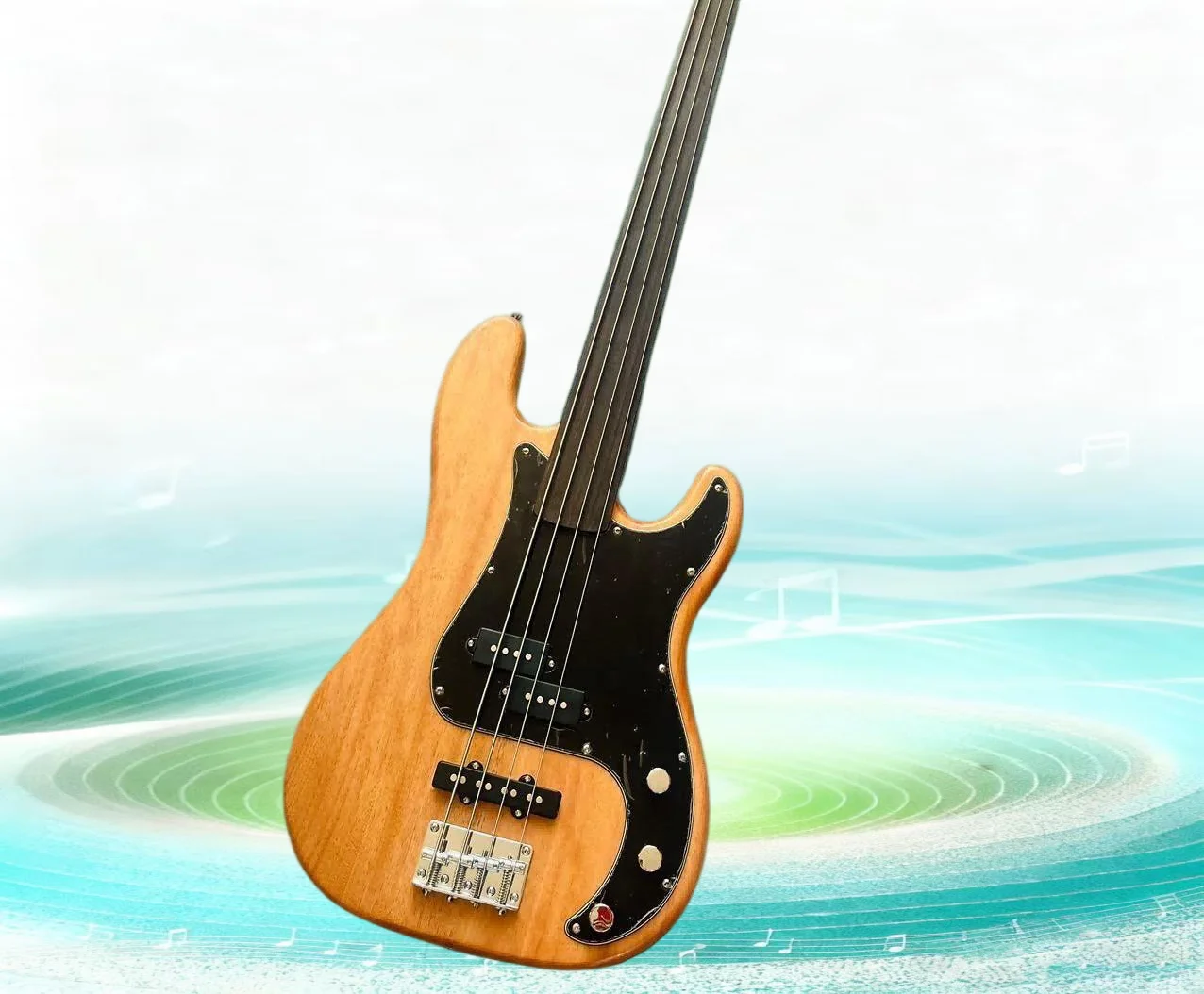 Performa Profesional Gitar Bas - Bass Guitar Fretless ulasan dan harga