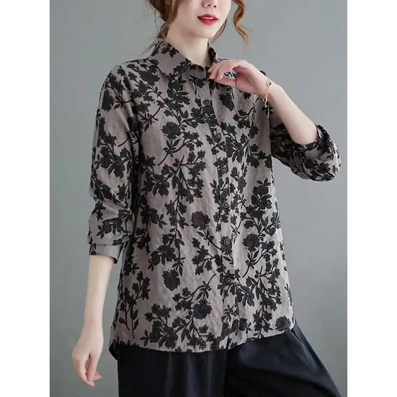 Sciolto lungo Sve dimagrante irt Donna Street Sle Taglio dritto Nodo misto cotone poliestere Caldo sottile autunno irt