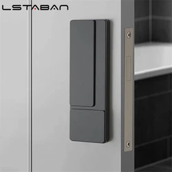 Pure Copper Invisible Door Lock Silent Room Bedroom Gold Modern Minimalist Ecology No Handle Solid Wood Door Child Lock