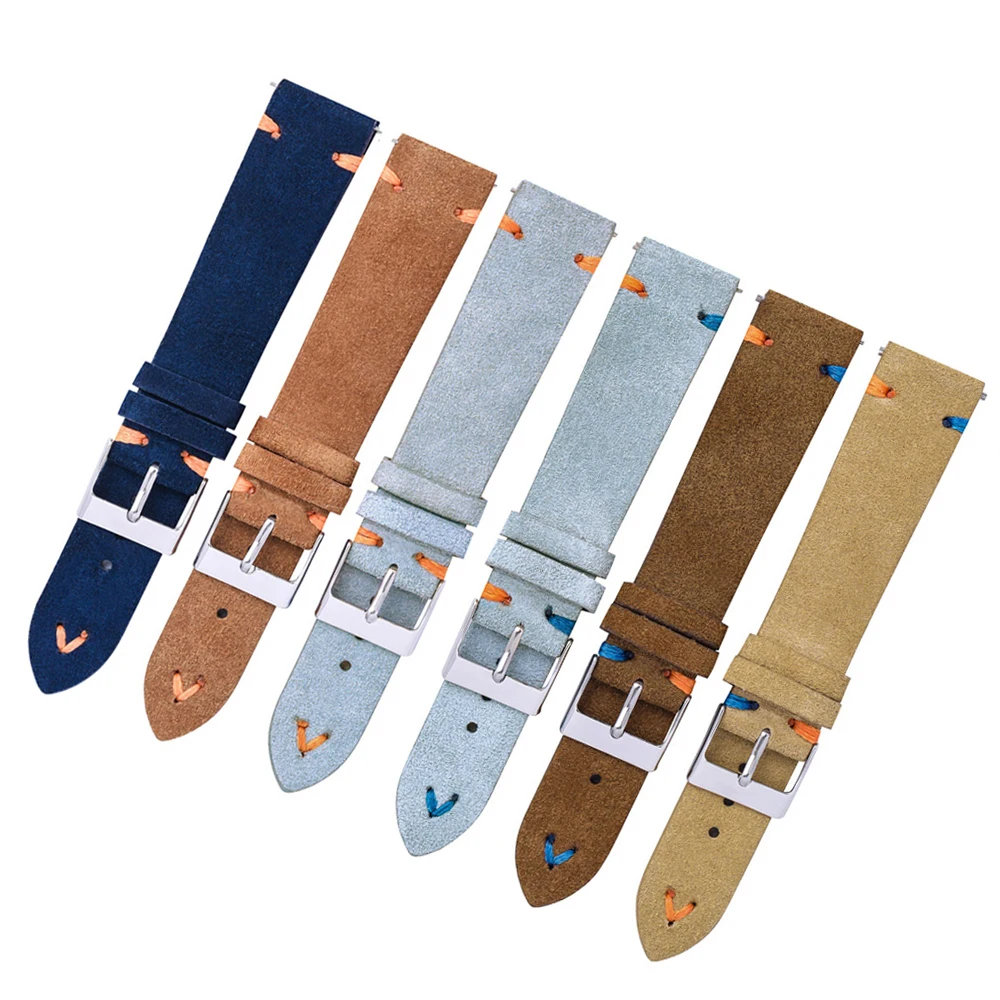 Da Lộn Dây Đồng Hồ 18Mm 20Mm K - đánh giá và giá Suede Strap Watch