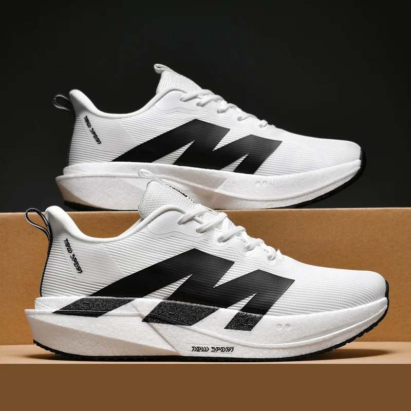 Carbon Plate Men Women Running Shoes Marathon Sports Professional Breathable Lightweight Comfortable Outdoor Athletic Sneakers