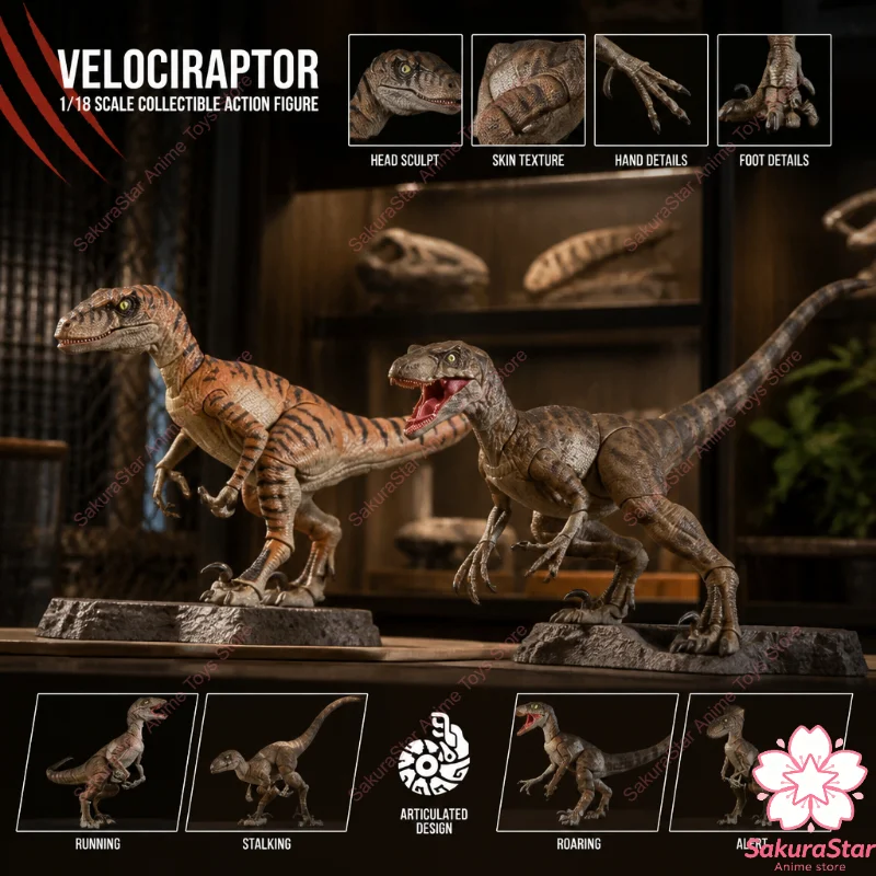 Model Kit Dinosaur Bandai - 【Em estoque】Nanmu Studio Raptor 2.5+ Velociraptor
