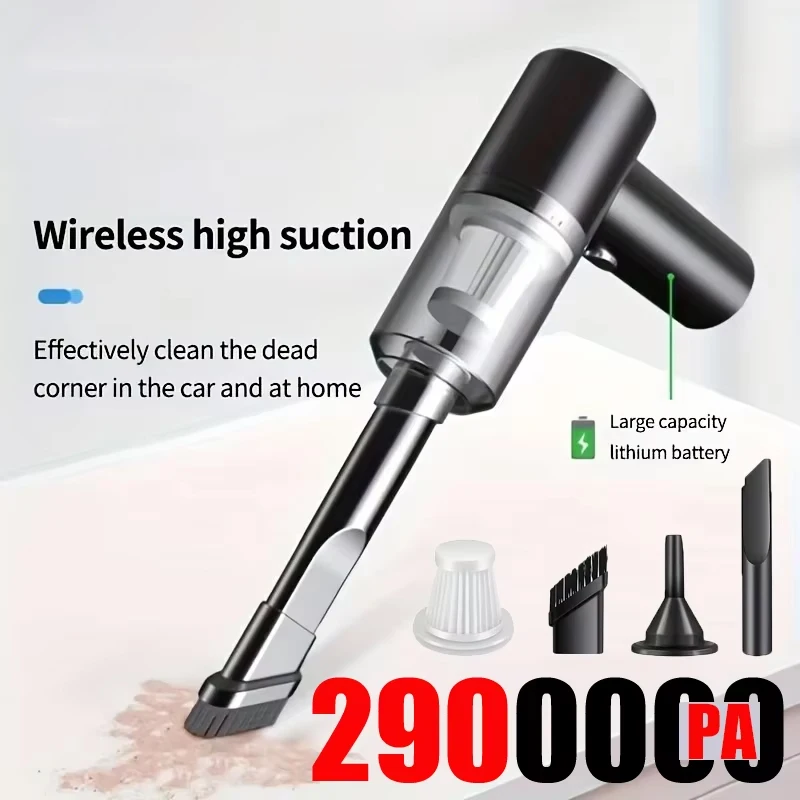 Xiaomi aspirateur de voiture à main Mini aspirateur de voiture 3 en 1 haute aspiration Portable sans fil souffleur de poussière sèche-cheveux pour animaux de compagnie