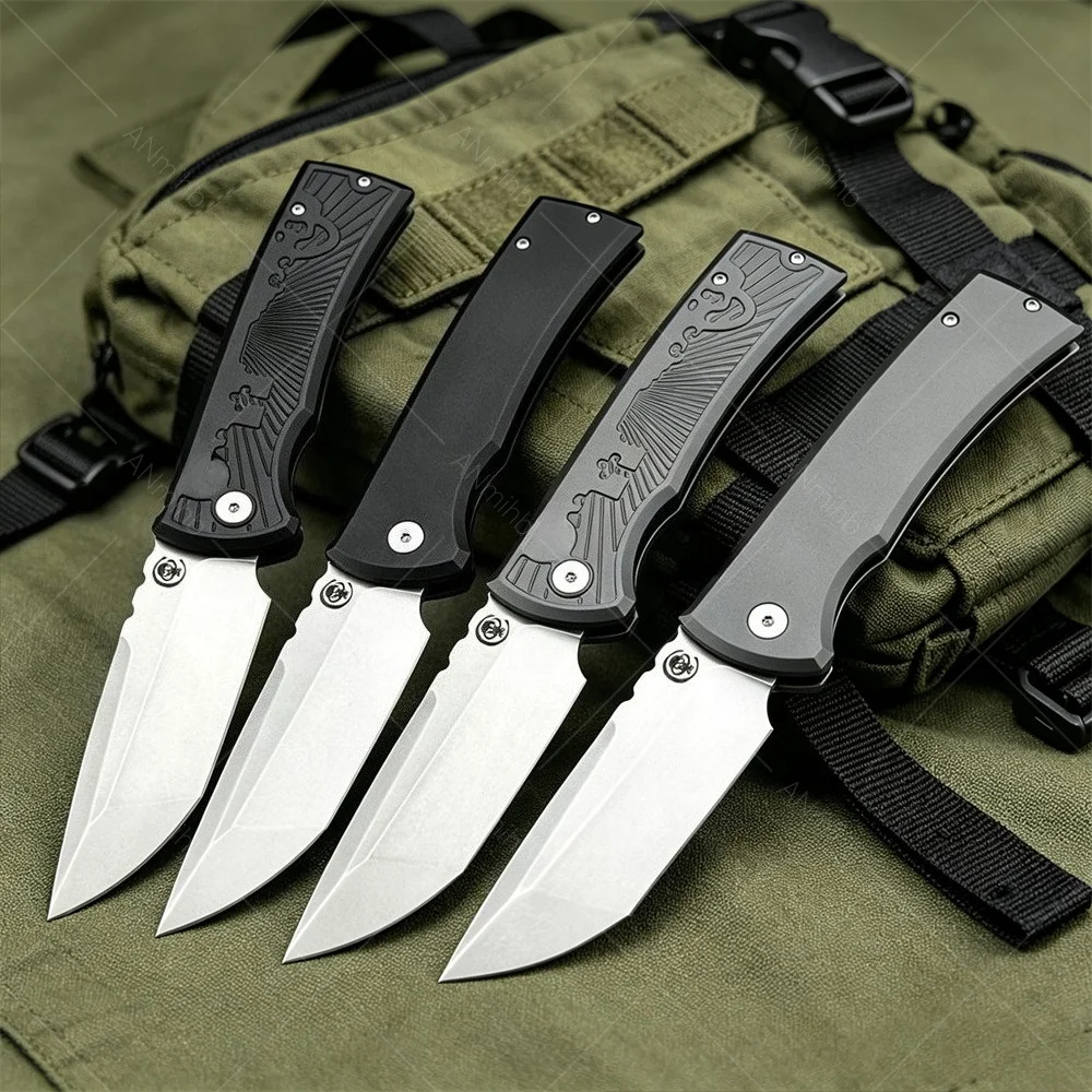 High-quality 229D2 Blade, T6 Aluminum Handle, Outdoor Multi-functional Folding Knife Rock Climbing Camping Portable Backpacking Holiday Gifts EDC