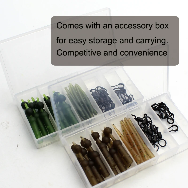 Carp Fishing Accessories Line Aligner Quick Change Swivel Anti Tangle Sleeves Multi Clip for Carp Rigs Method Feeder FishTackle