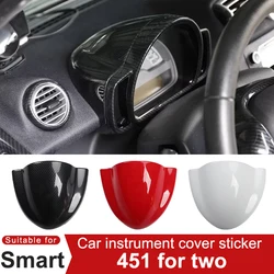 For Smart Brabus 451 Fortwo Car Dashboard Cover Instrument Decorative Sticker Car Interior Modification Accessories