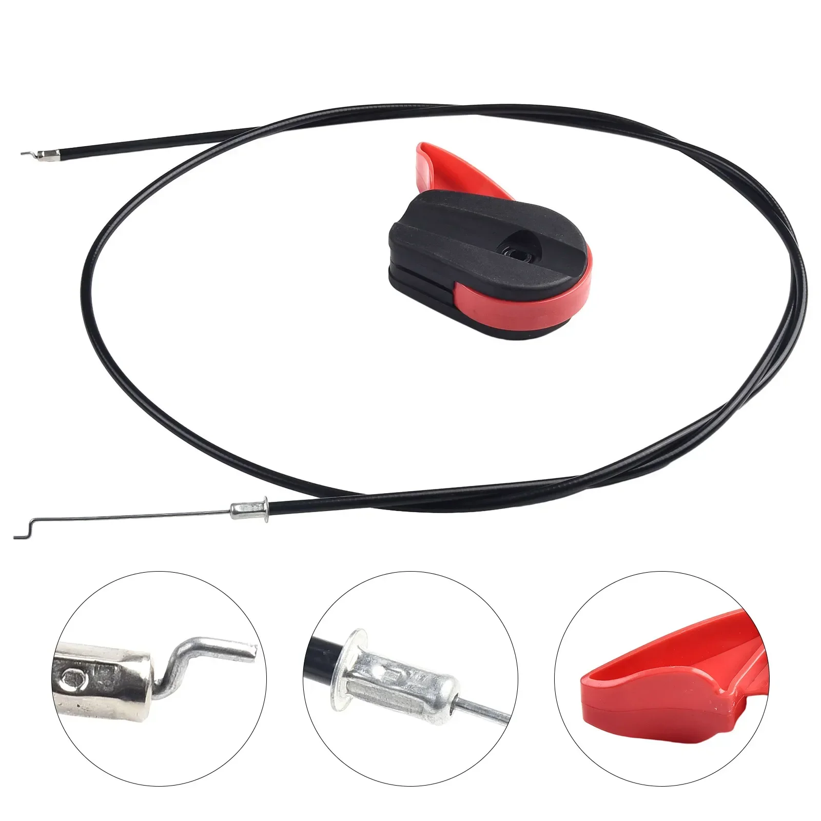 

High Quality Throttle Control Control Switches Fits Many Fits Most 4-stroke Mowers Wire Rope 1500mm 60" Mower Throttle Cables