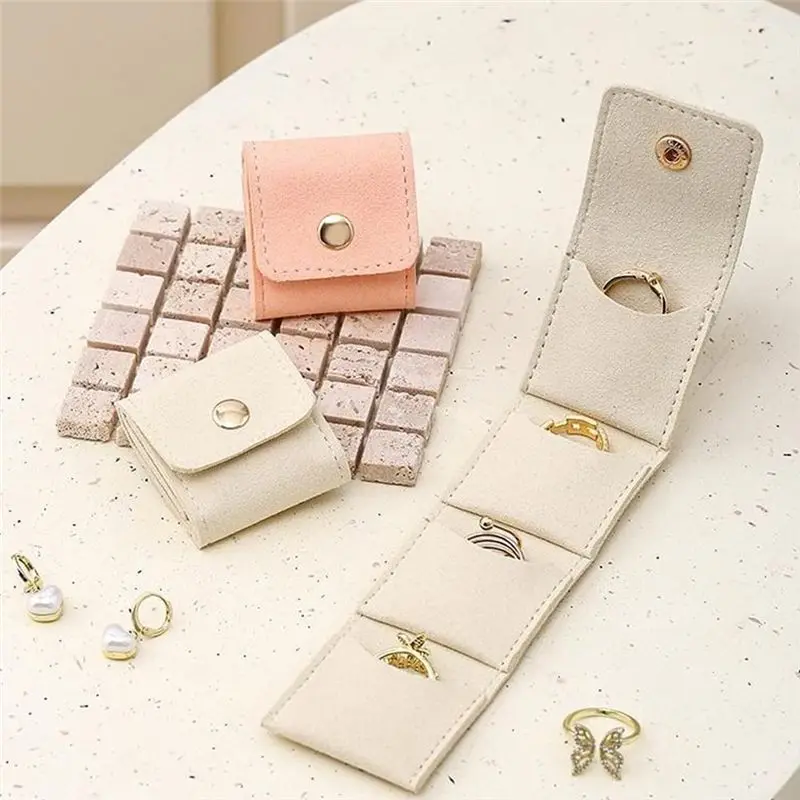 ABRT-Portable Mini For Travel Jewelry Bag(3PCS), Portable Jewelry Organizer Case For Travel Essential Rings, Earring Storage
