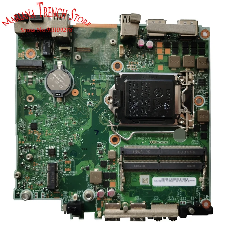 Desktop PC Motherboard for HP ProDesk 400 G4 DM L17654-601/001 L04566-001 DA0F80MB6A0