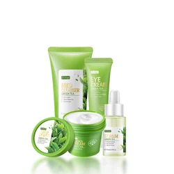 Face Skin Care Set Acne Control Oil Cleanser Anti-wrinkle Fade Dark Circle Eye Cream Repair Essence Whiten Beauty Makeup Cream