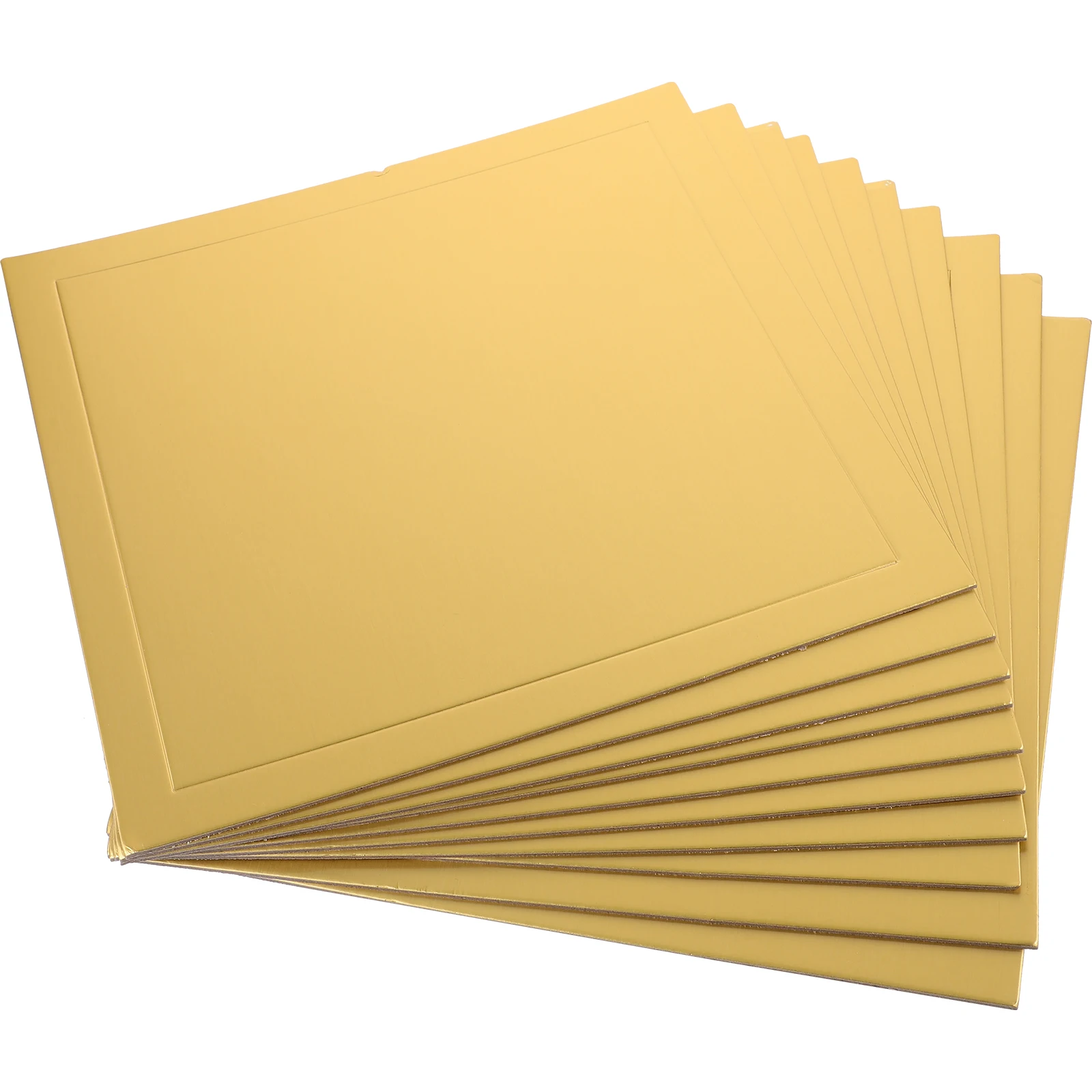 

10pcs Thick Square Cake Boards White Cardboard Base 12 Inch Decorative Cake Accessories For Party Home Baking Supply