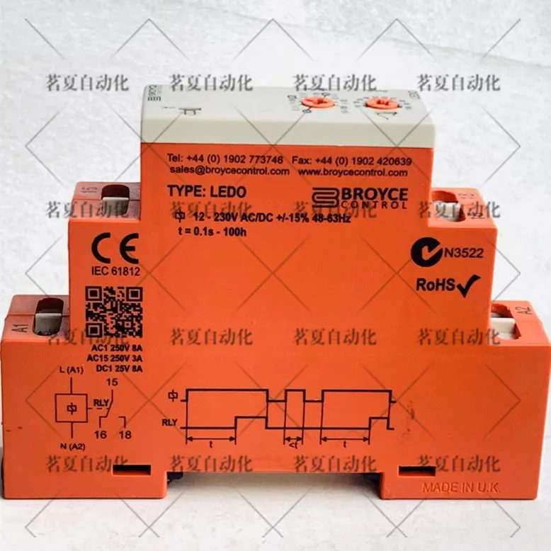 Original Broyce Control Time Relay LEDO 12-230V AC/DC Spot