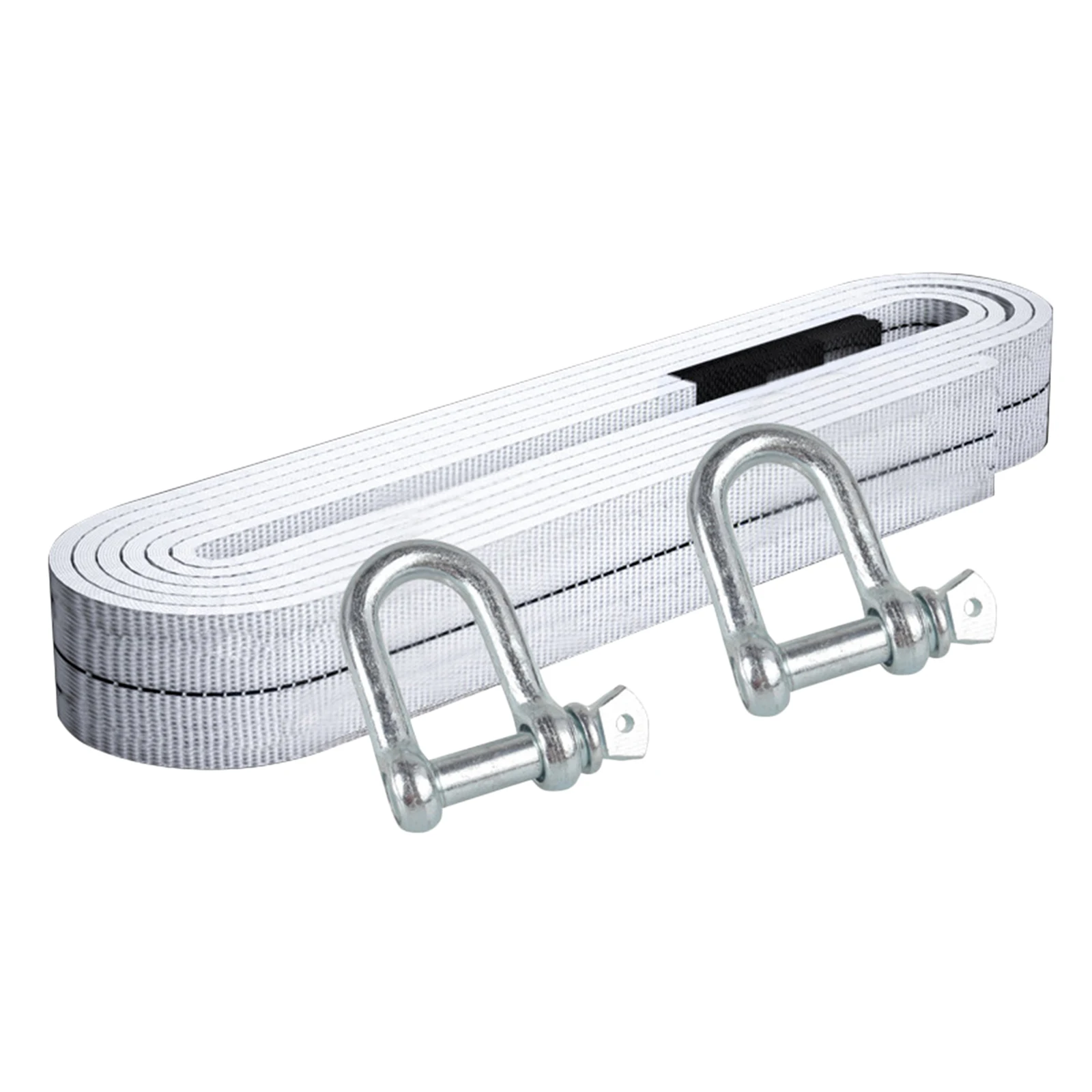 Durable High Strength Trailer Winch Strap (Up To 6 Ton) 5 Meters Towing Ropes with Hook for Car Rescue Equipment