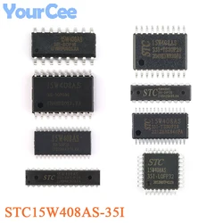 5PCS/1PC STC15W408AS MCU STC15W408AS-35I SKDIP28 SOP16 SOP20 SOP28 TSSOP20 DIP20G TSSOP28 DIP28 LQFP32 1T STC15W104-35I-SOP8