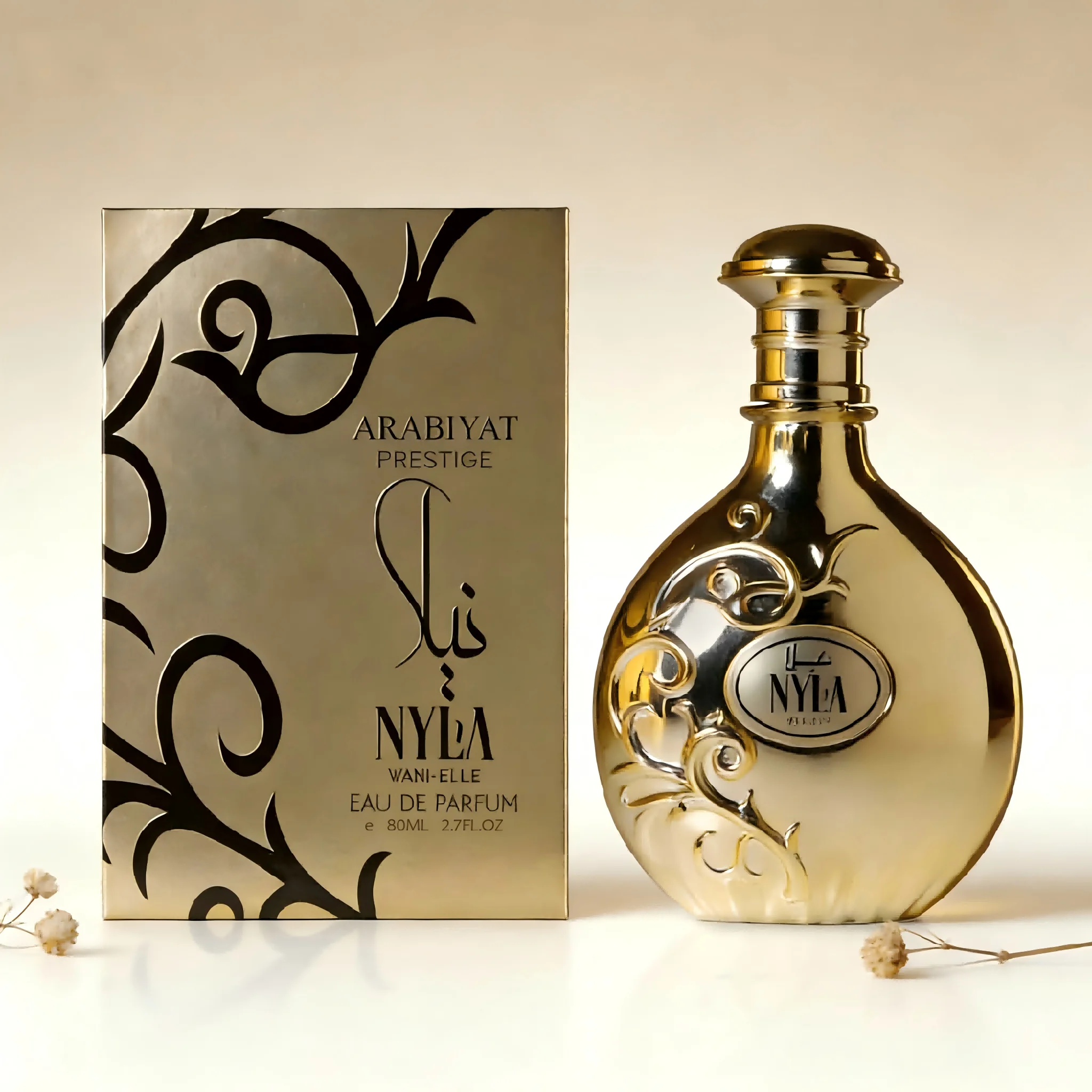

Arabiyat Prestige Nyla Wani-Elle Women's Eau de Parfum - Luxurious Floral & Woody Fragrance, Perfect Gift for Her