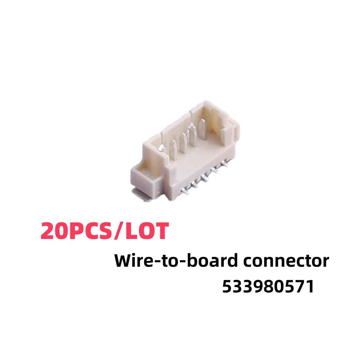 20PCS/LOT 533980571 53398-0571 5pin P=1.25mm MX1.25 Wire-to-board connector New and Original