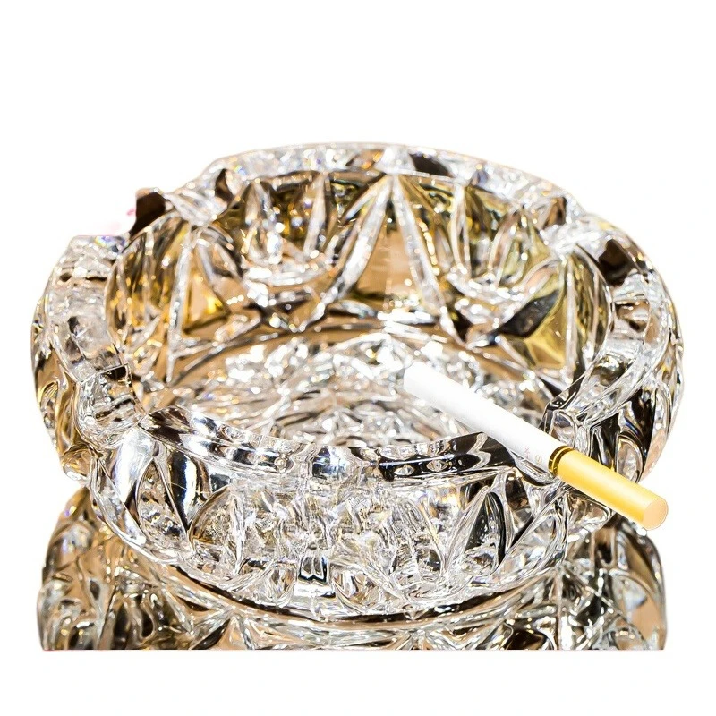 

Crystal glass ashtray