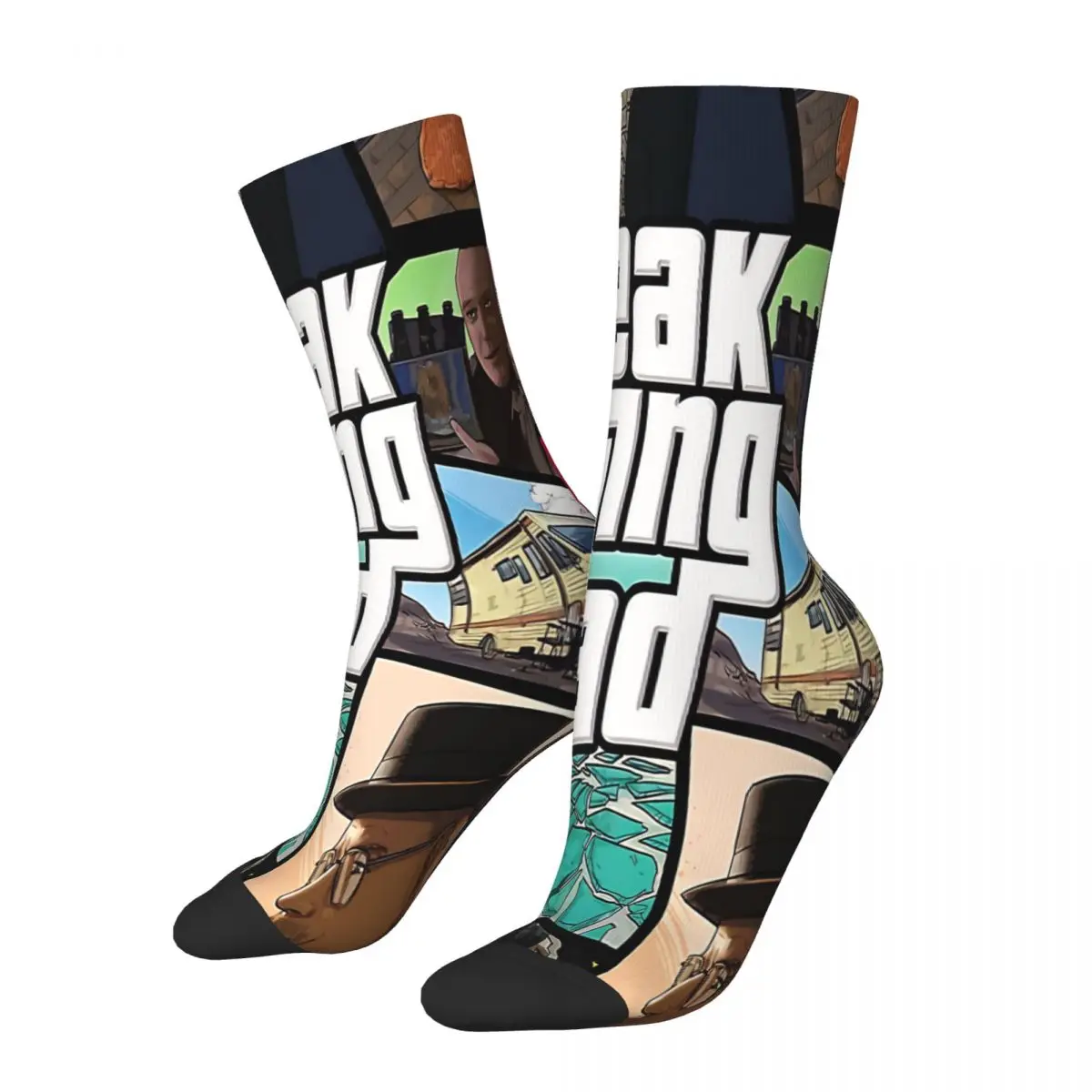 

Gta Breaking Bad Socks Male Mens Women Winter Stockings Harajuku