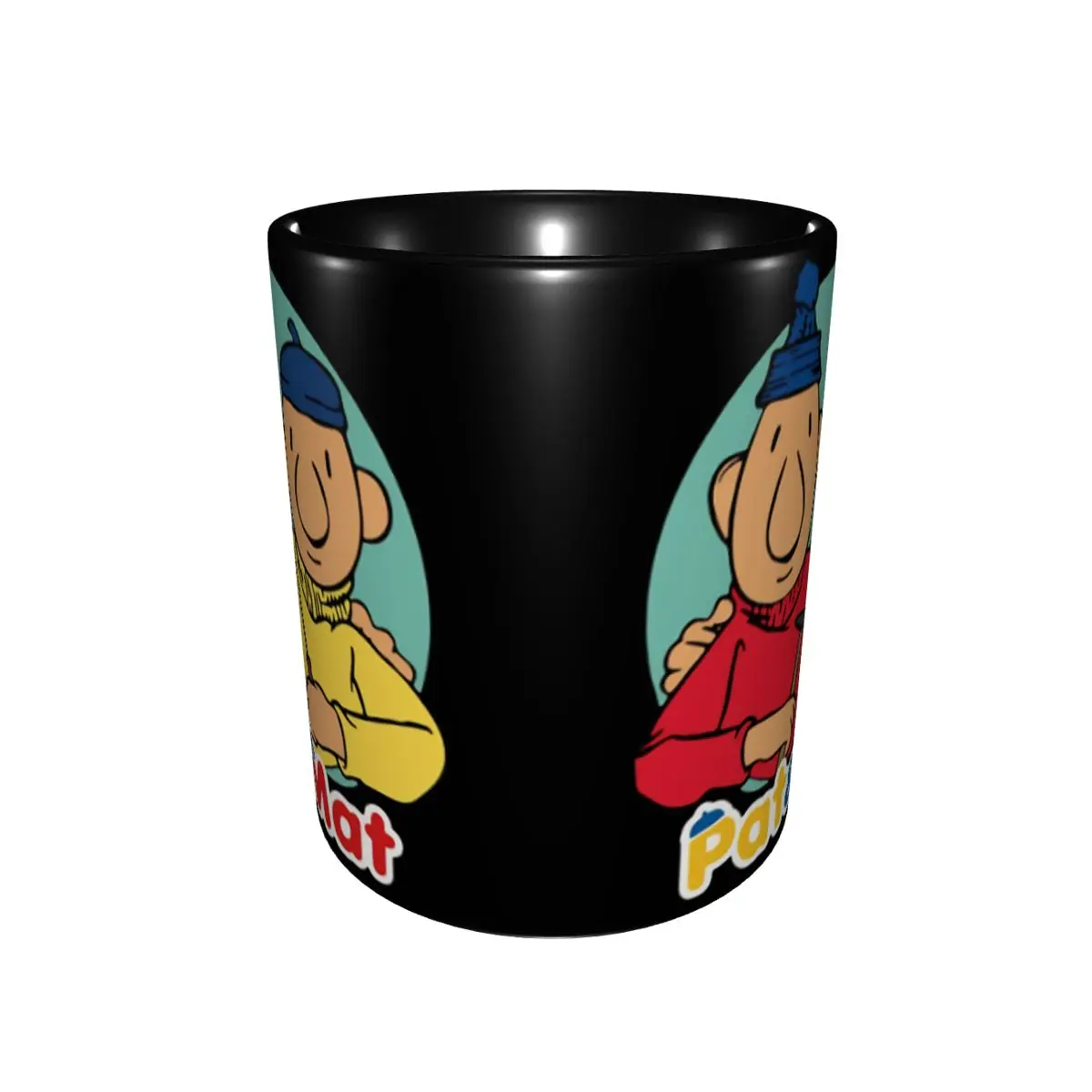 Pat and  Mat Cartoon Anime Merch Coffee Mugs Fun Tea Cups Gifts
