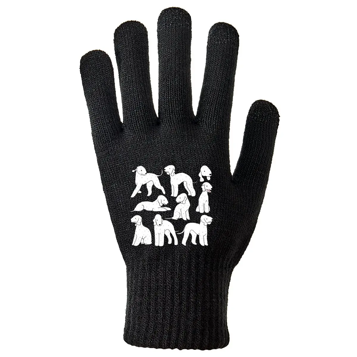 

Dog Group Spreads Cute Joy Зимние мужские вязаные перчатки Теплые противоскользящие перчатки с длинными пальцами