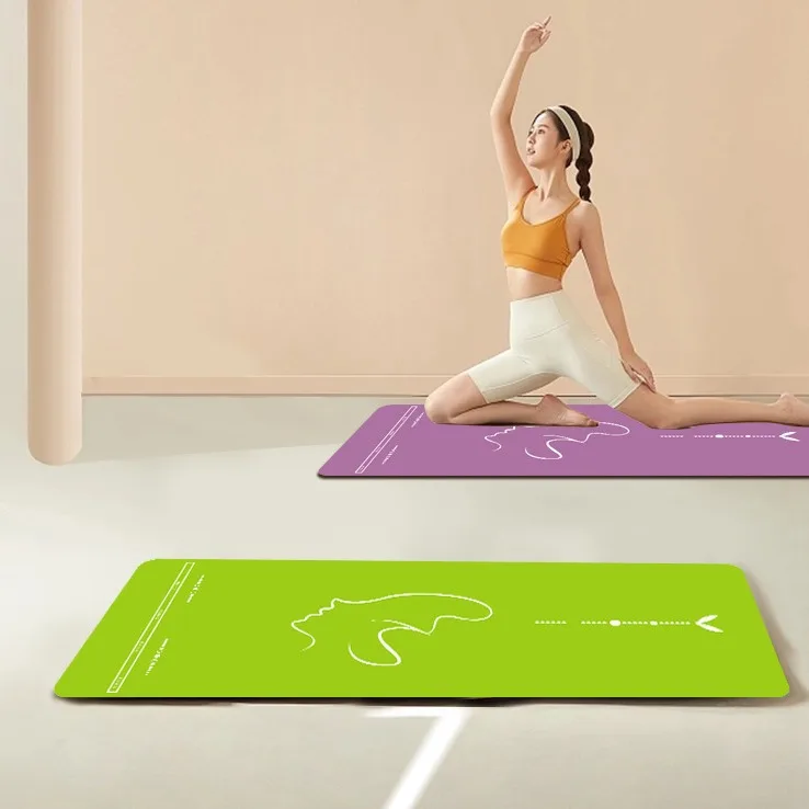 

Indoor suede yoga mat non-slip fitness home silent exercise professional shock absorber mat