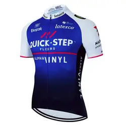 QUICK STEP Team Cycling Jersey Shirt Racing Sport Bicycle Shirt Ropa Ciclismo Pro Man MTB Bike Jersey Summer Cycling Wear 2023