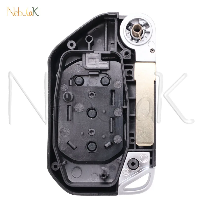 Флип-ключ OHT 1130261   433 МГц 4A подходит для Jeep Wrangler Rubicon Sahara JK JL 2018+, умный дистанционный брелок, складной с логотипом, 2/3/4 кнопки