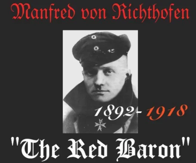 Manfred Von Richthofen The Red Baron T-Shirt 100% Cotton O-Neck Summer Short Sleeve Casual Mens T-shirt Size S-3XL