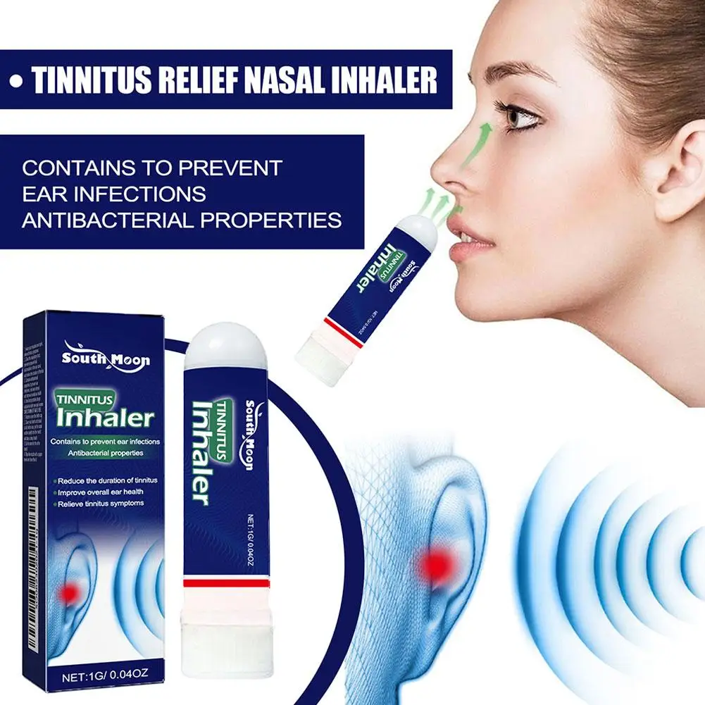 Inhaladores nasales para aliviar el Tinnitus, 10 piezas, tratamiento para aliviar la picazón auditiva, duro, saludable, cuidado del oído