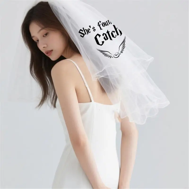 2025 NIEUW ZOMER Wedding Headpiece Lichtgewicht TULLE LAATS RAAGE BEHADBAAR BRIDAL AFRUIL