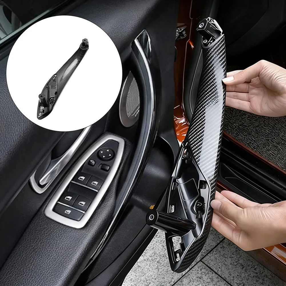 

Car Interior Door Handles Carbon Fiber Texture Handles Parts Replacement For BMW For 3 Series F30 F31 F80 For 4 Series