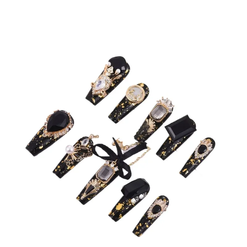 

Twelve constellations - Cancer, Dongzhou crystal pure hand-worn armor, luxury zircon manicure